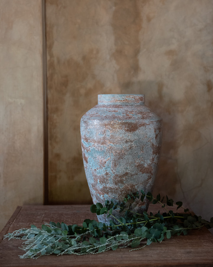 Java Vase, handmade terracotta