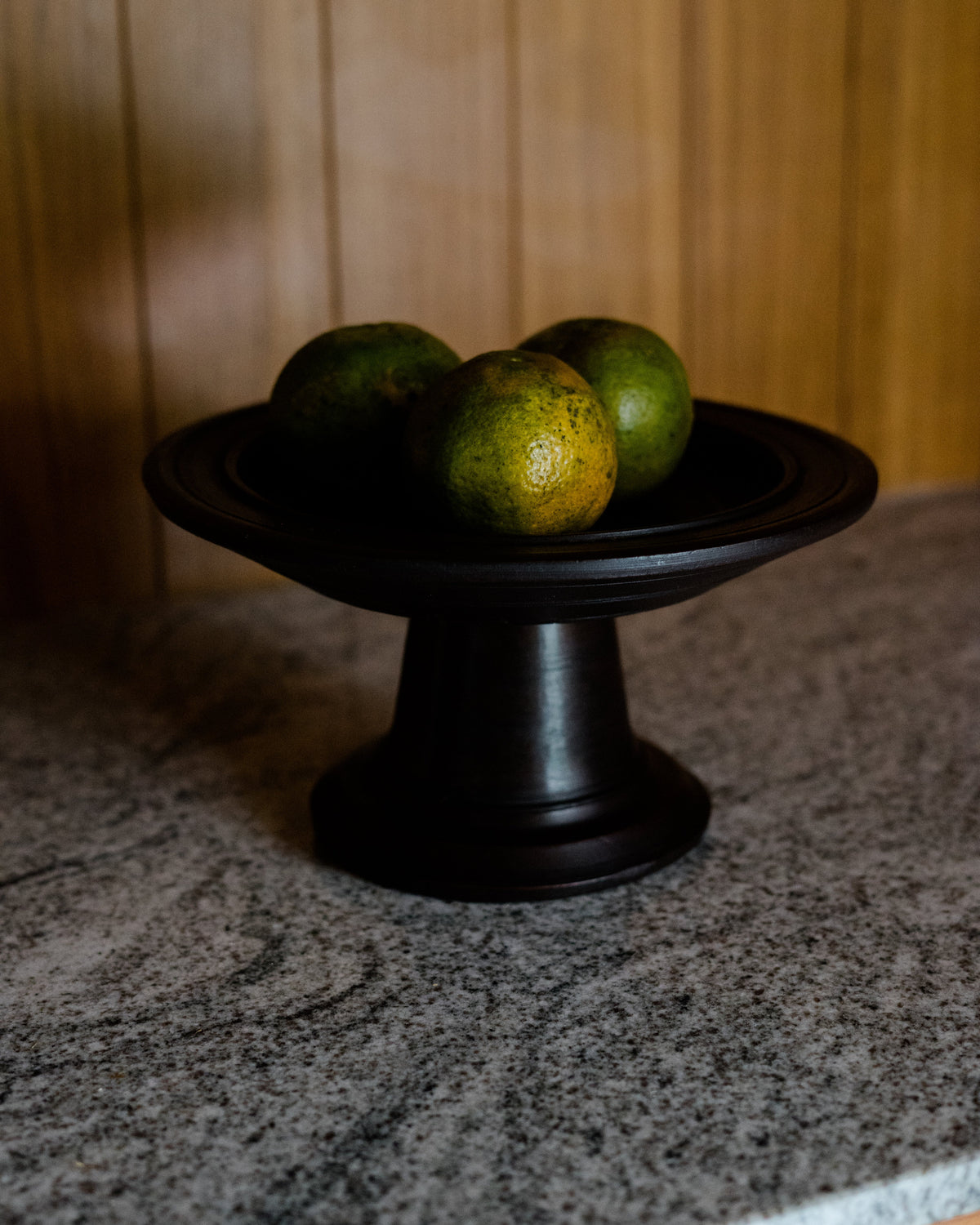 Batavia Cake Stand, recycled wood, shaped by hand