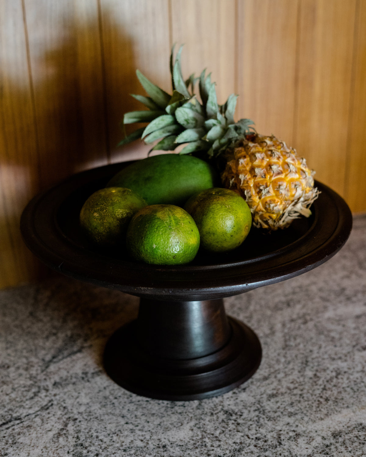 Batavia Cake Stand, recycled wood, shaped by hand