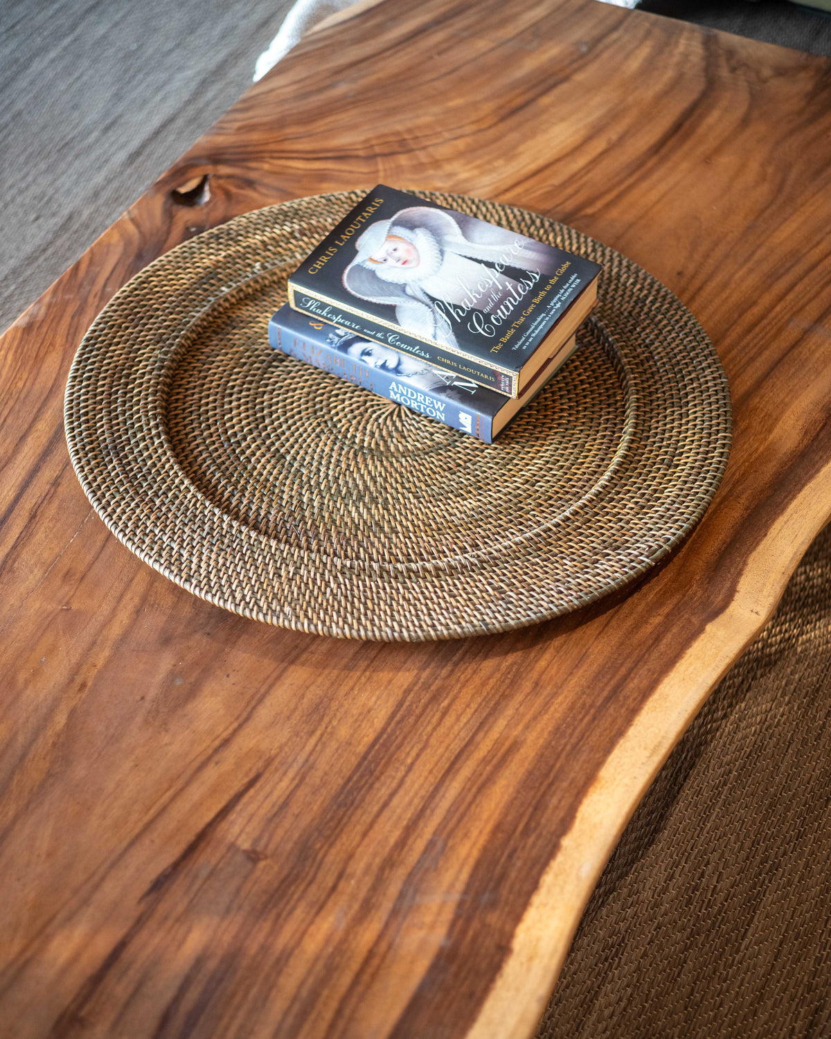 Talise Rattan Wall Decor, woven by hand