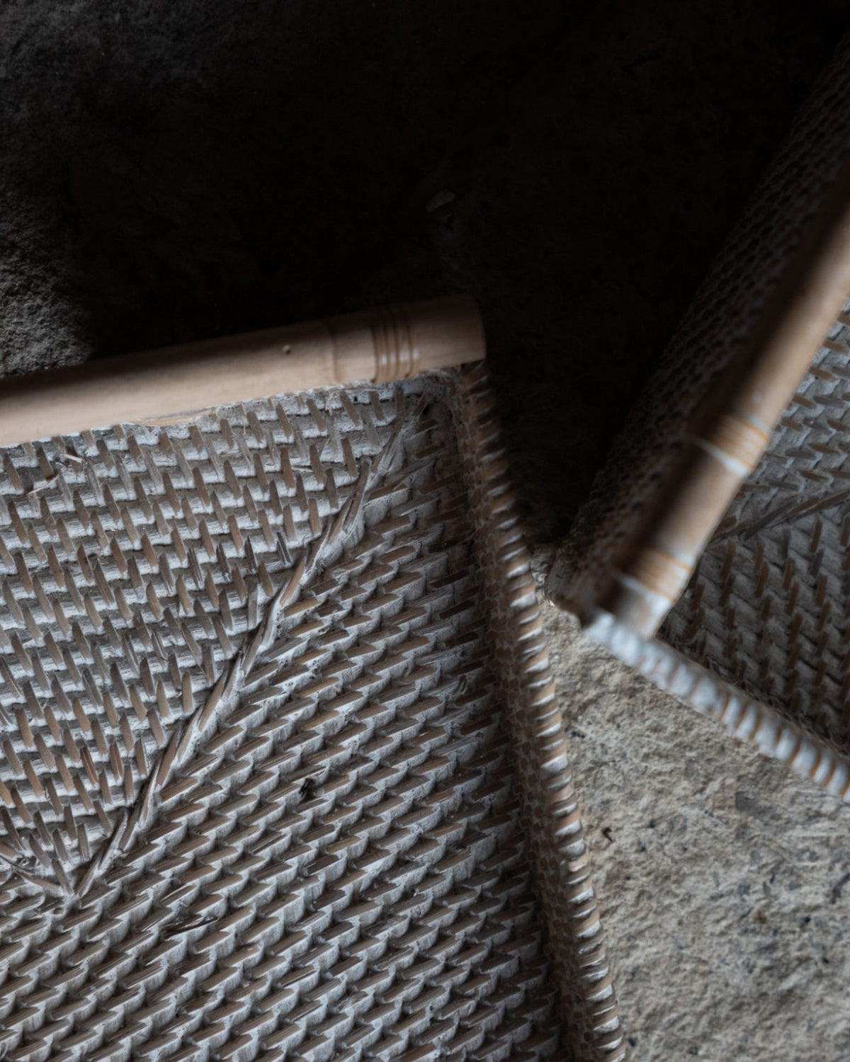 Masoni Storage Tray, handwoven rattan