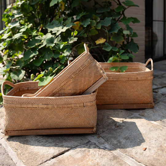 Scarcroft Rectangular Basket with Handle