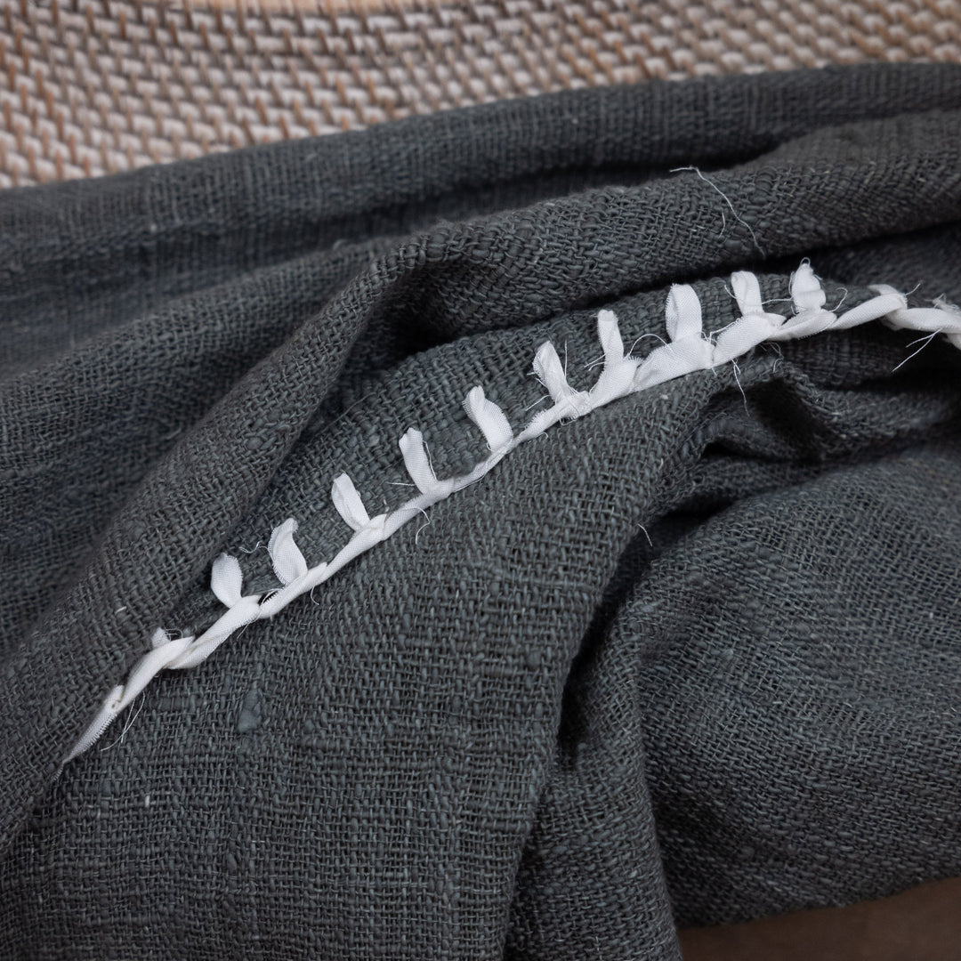 Raw Cotton Hand Woven Throw