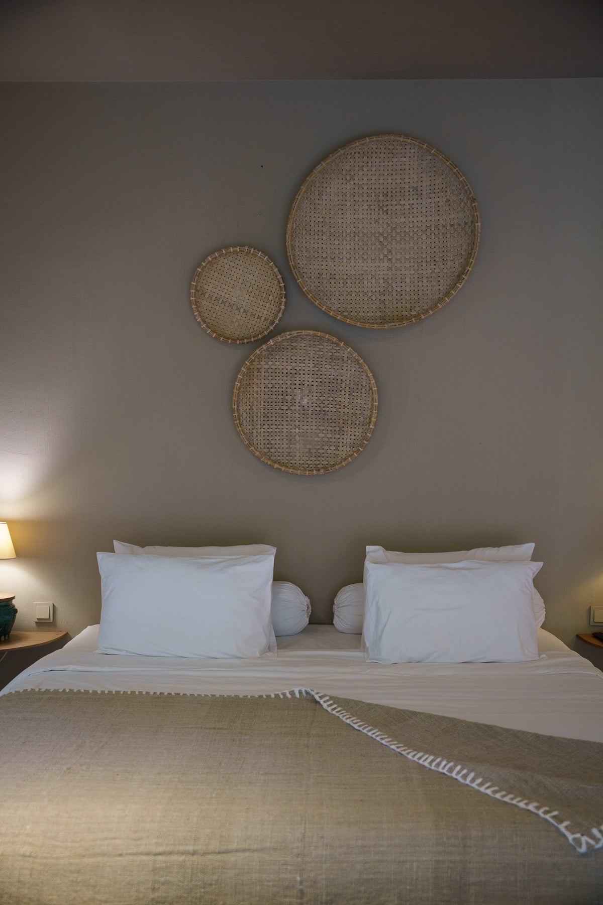 Scarcroft Bamboo Wall Decor, woven by hand