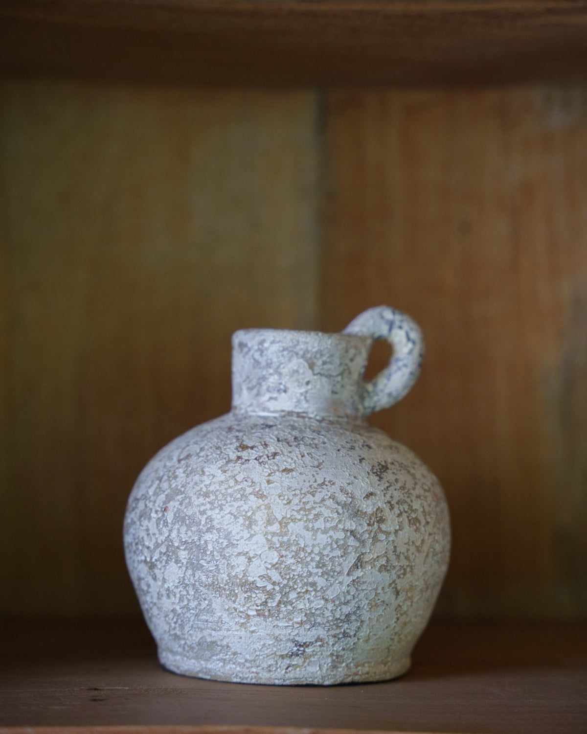 Teko Mini Vase, hay-fired terracotta